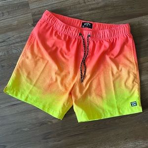 Neon Gradient Billabong Boardshorts